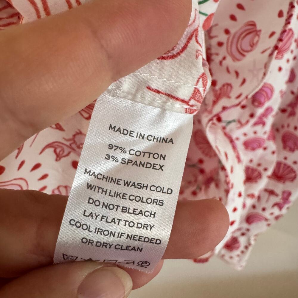 Pink Shell-Print Off-Shoulder Mini Dress - Picture 4 of 5